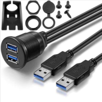 【2023】 legoalbest mall 2พอร์ตคู่ USB 3.0ชายกับ USB 3.0หญิง AUX ฟลัชติดรถยนต์ขยาย