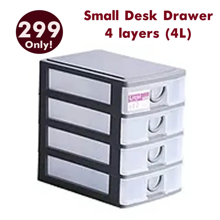 High Quality MegaBox Small Desk Drawer 4 layers (4L) Lazada PH