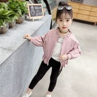 [COD] jacket 2023 new spring and autumn clothes childrens foreign style net red girl cardigan top womens zipper version