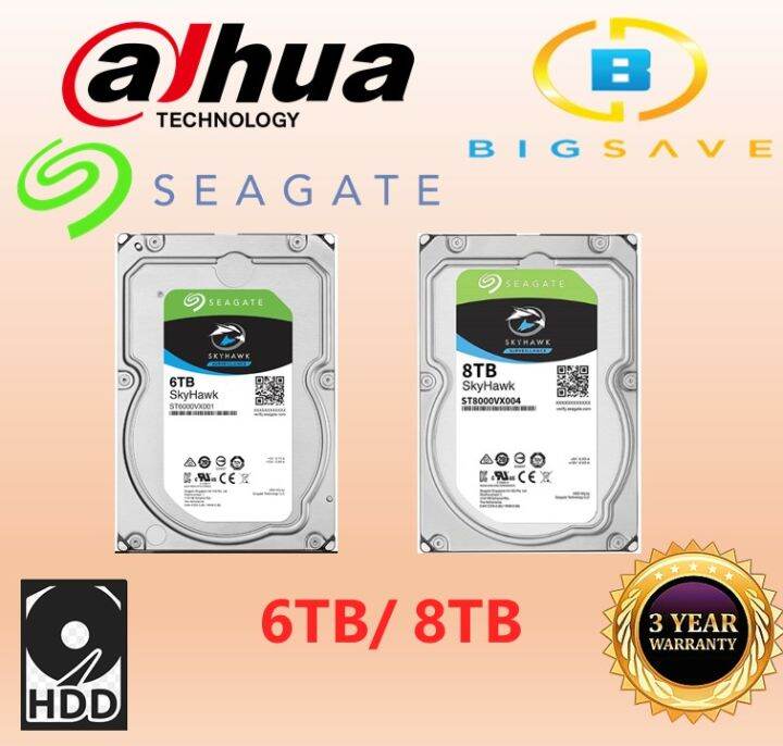 Seagate Skyhawk Hard Disk 6tb 8tb Surveillance Hdd Internal Hard Disk Lazada 6335