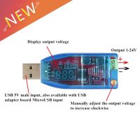 หน้าจอแสดงผลดิจิทัล LED DC-DC USB แหล่งจ่ายไฟฟ้าบูสต์โมดูลควบคุม LED 5V ถึง3.3V 9V 12V 24V