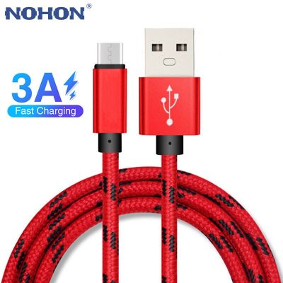 3A Micro USB Cable Fast Charging for Samsung S5 S6 Xiaomi Huawei Realme OPPO Android Mobile Phone USB Data Wire Cord 0.2/1/2/3M Wall Chargers