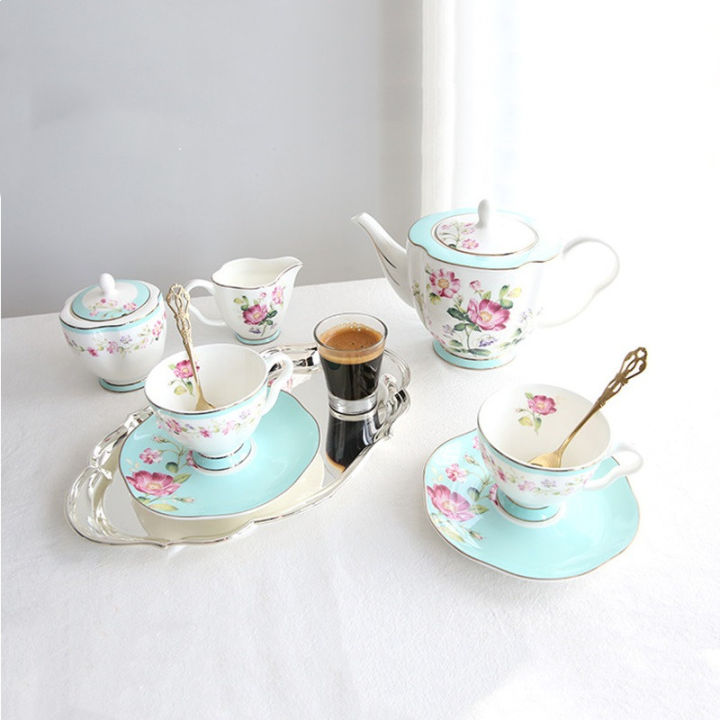 flower-tea-cup-saucers-set-porcelain-tea-pot-creamer-sugar-bowl-coffee-mug-household-teaware-sets-coffeeware-supplier