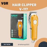 VGR  ปัตตาเลี่ยนตัดผมแบบไร้สาย รุ่น V-117  อุปกรณ์ใช้สำหรับตัดผม  สีทอง (มีสินค้าพร้อมส่ง)