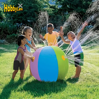 Hobby【จัดส่งรวดเร็ว】พองได้สำหรับเด็กรถบรรทุกของเล่น Kdis ของเล่นลูกโป่งน้ำลูกบอลสายรุ้งสำหรับสนามหลังบ้านกลางแจ้งสนามหญ้าชายหาดสระว่ายน้ำ