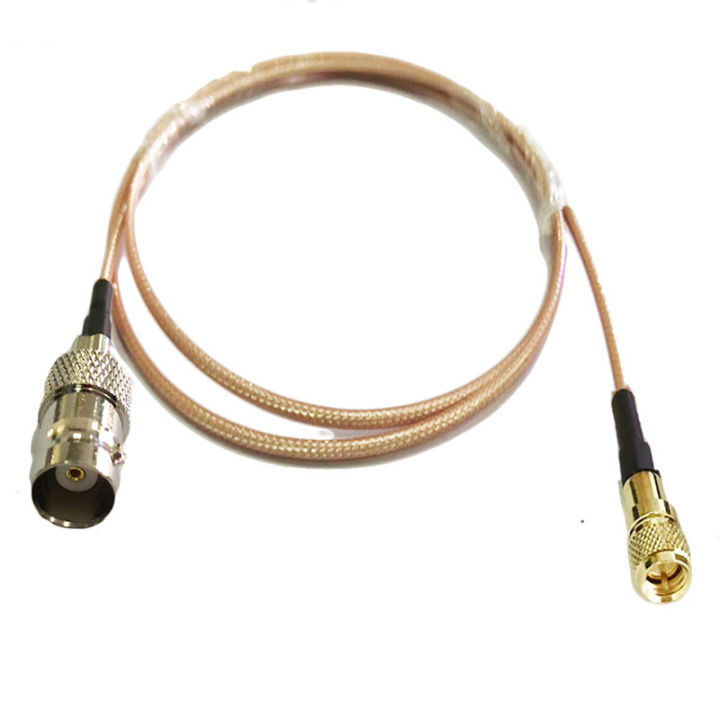 1pc Microdot Compatible M5 male to BNC Female Connector 10-32 UNF Vibration Acceleration Sensor Test Pigtail RG316 Cable 30/50cm 1/2/3/5/10/15/20m
