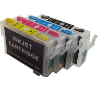 129 T1291-T1294 refillable ink cartridge for epson  Stylus Office B42WD SX525WD SX620FW  BX525WD printers Auto reset chip Ink Cartridges