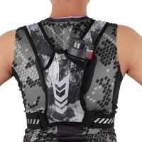 Reflective Running Vest Adjustable Waistband and Breathable Material Running Vest Phone Holder Chest Pack for Men Women 24BD