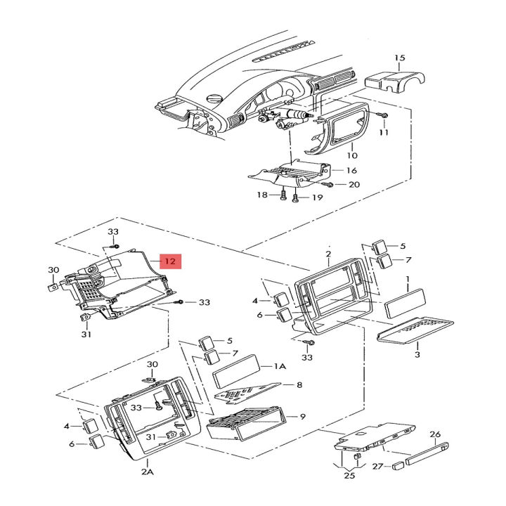 ใหม่-dashboard-รถ-cd-วิทยุเครื่องเล่นยึดกรอบผู้ถือ-center-สำหรับ-vw-passat-b5-1998-2000-2001-2002-2003-2004-2005-3b0858757