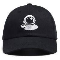 ۞℗❉ Astronaut spaceman embroidery explorer hat golf black hat bone men and women hat casual couple hat visor hat