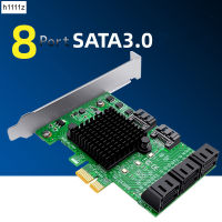 Chia Mining 5พอร์ต SATA 6Gb ถึง PCI Express การ์ดควบคุม X1 PCI-e ไปยังอะแดปเตอร์ SATA PCIE Riser เพิ่มการ์ดสำหรับเดสก์ท็อปพีซี