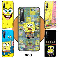 Casing หรับ OPPO A91 F15 A81 A92 A72 A52 A93 A94 Reno 2 2Z 2F 3 4 5 5K 6 4Z 6Z Lite Pro Plus A92S ni120 Spongebob Cartoon Pattern Phone เคสโทรศัพท์