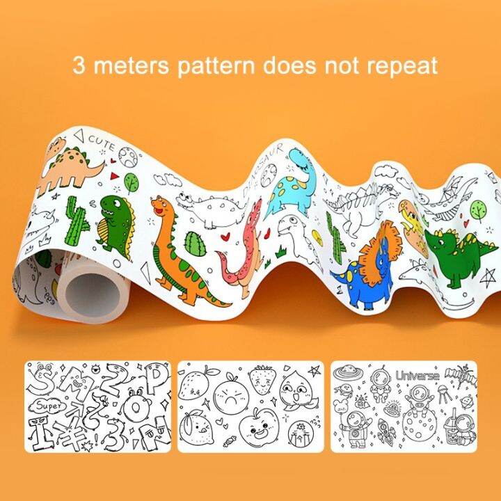 childrens-drawing-roll-diy-sticky-color-filling-paper-coloring-paper-roll-for-kids-diy-painting-drawing-early-educational-toys