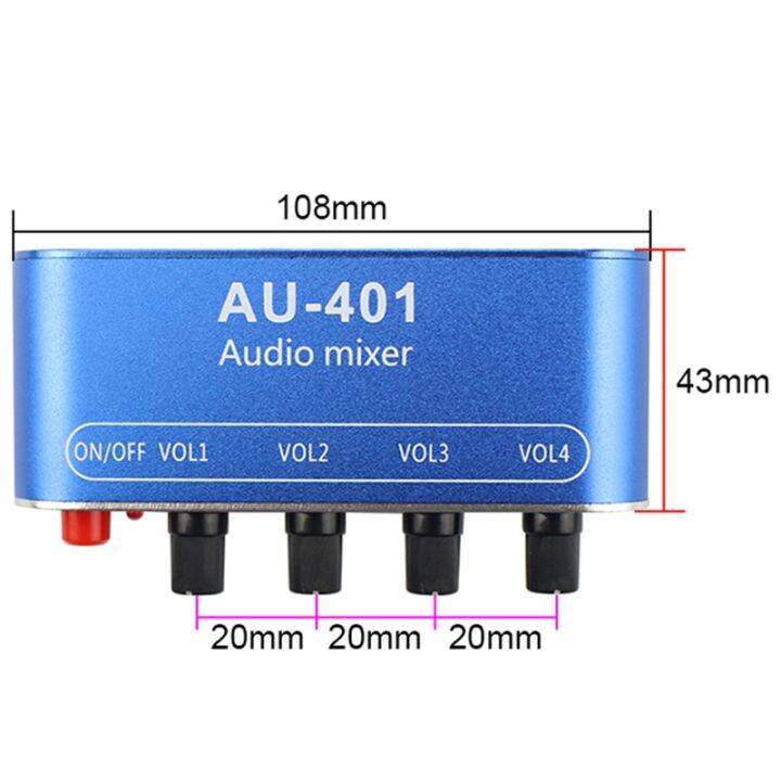 stereo-mixer-4-input-1-output-individually-controls-board-diy-headphones-amplifier-case-dc12v