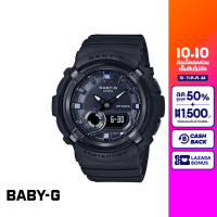 CASIO นาฬิกาข้อมือผู้หญิง BABY-G รุ่น BGA-280-1ADR วัสดุเรซิ่น สีดำ