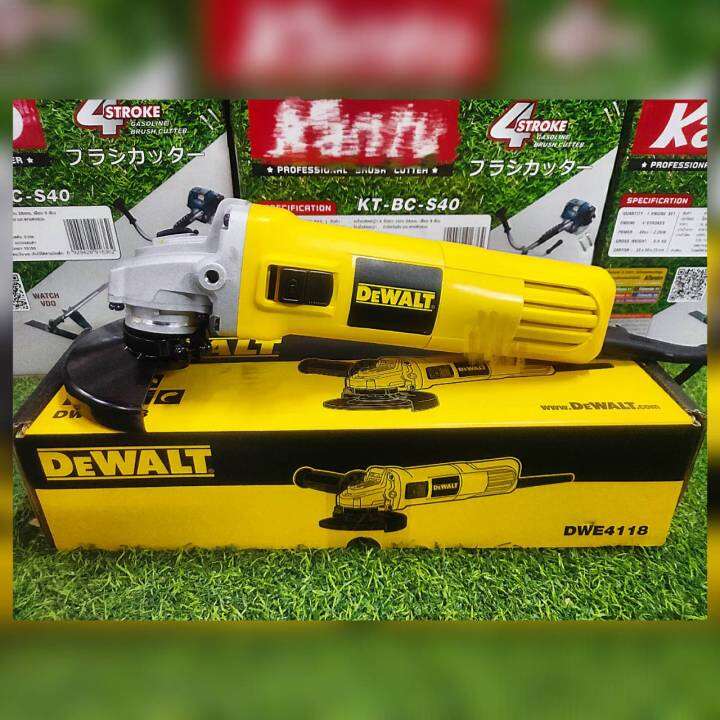 dewalt-เครื่องเจียร์ไฟฟ้า-รุ่น-dwe4118-ฺb101-4-นิ้ว-ปรับรอบได้-มาพร้อมรูปแบบสวิตซ์สไลด์-และด้ามจับประคองขณะใช้งาน-จัดส่ง-kerry