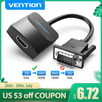 Vention VGA to HDMI Adapter 1080P VGA Male to HDMI Female Converter Cable With Audio USB Power for PS43 HD VGA HDMI Converter