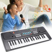 【ราคาถูก】Electronic Piano Toy Music Toy เปียโนอิเล็กทรอนิกส์แบบพกพาคีย์บอร์ดมัลติฟังก์ชั่นไมโครโฟนของเล่นเพลงเด็ก