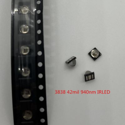 【Direct-sales】 940nm LED IR LED Emitting Diode 3W IR Array โคมไฟสำหรับกล้องรักษาความปลอดภัย Insivible ชิป42mil 3838 Surface Package