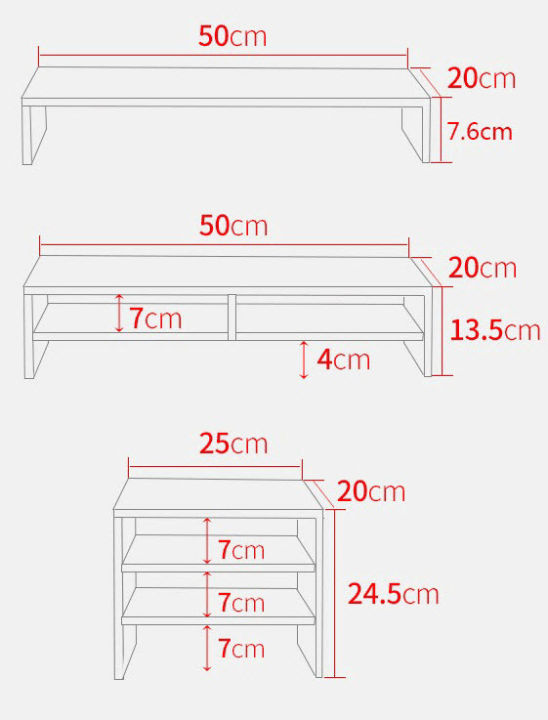 h3-ได้ครบเซ็ท-ชั้นวางจอคอมพิวเตอร์-โน๊ตบุ๊ค-ของใช้ทั่วไป-ไม้หนา-12mm-ให้จออยู่ในระดับสายตา-ไม่เมื่อยคอ-ไม่ปวดหลัง-ได้ทั้งโต๊ะและชั้น