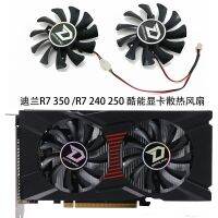 R7 Dylan Hengjin ของแท้350 /R7 240/R7 250พลังงานเย็น2G DC การ์ดจอพัดลมทำความเย็น GA81S2U Gratis Ongkir รับประกันหนึ่งปี