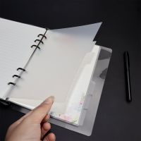 Transparent Paper Index Divider A5 A6 6 Holes For Binder Planner Notebook Stationery Notebook Paper Divider Accessories Note Books Pads