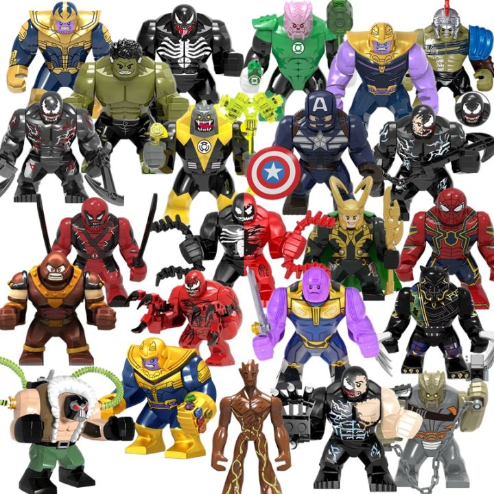 disney-building-blocks-mini-model-figures-big-goblin-spiderman-iron-man-venom-captain-hawk-deadpool-technic-armor-city-gift-toys
