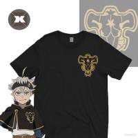 New Ins BLACK CLOVER - BLACK BULL ROBE LOBO T-shirt Short Sleeve Tops Sport Loose TeeShirt Anime Asta Plus Size Gift Party