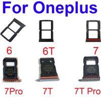 ที่ใส่ถาดซิมการ์ดสำหรับ Onelus 6 6T 7 7T Pro อะไหล่สำหรับสล็อตซิมอ่านเมมโมรีการ์ด SD อะไหล่ที่ยืดหยุ่น