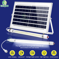 EEKOO ไฟโซล่าเซลล์ หลอดไฟโซล่าเซล 40w 60w 100w 200w 300w โซร่าเซลล์ โคมไฟโซลาเซลล์ solar light outdoor โคมไฟติดผนัง led solar cell แสงสีขาว กันน้ำ