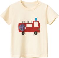 Baby Boy T Shirts Cute Cartoon Pattern Print Short Sleeve Tees Summer Casual Simple Crew Neck Tops Toddler Boys Fashion Shirt