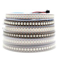 WS2812B Smart Pixel LED Strip Light; 50cm 1m WS2812 IC;144 Pixels/Leds/m;IP30/IP65/IP67 DC5V Individually Addressable Lamp Tape LED Strip Lighting