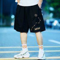 COD ❁✷☞ The Nonexistent Shop32dsgd0 hip-hop large size men and women loose basketball sports couple shorts M-8XL Trendy brand personality trend personality printing casual wild beach five-point pants