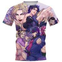 Popular Anime T-shirts JOJOs Bizarre Adventure 3D Graphic Cartoon Printed Tops Fashion Harajuku T-shirt Drop Shipping