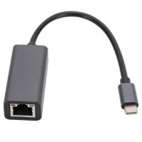 Type3.1 to Gigabit Network Card USB 3.0 LAN RJ45 External Wired Network Card 1000Mbps for Switch