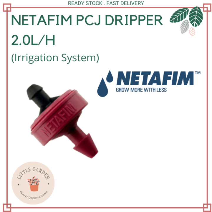 (READY STOCK) NETAFIM PCJ DRIPPER 2.0L/H [Fertigasi/Irrigation System