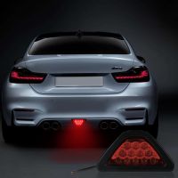 Car and Motorcycle 2835 12V24V LED Brake Strobe flash Warning Tail Pilot Light turn Signal Bright Rear Fog Lamp Triangle Red Led