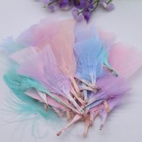 Plumes 6-10cm 10-15cm Turkey Flat Feathers for Wedding Jewelry Millinery Trimming Diy Decoration