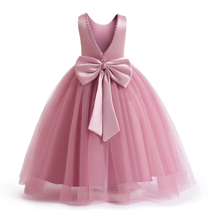 NNJXD Child Flower Princess Birthday Party Dress for 514 Years Old