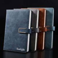 Personalized Simple Name A5 Notebook Sketchbook Leather Diary Planner Journal College Students School Office Supplies Stationery Note Books Pads