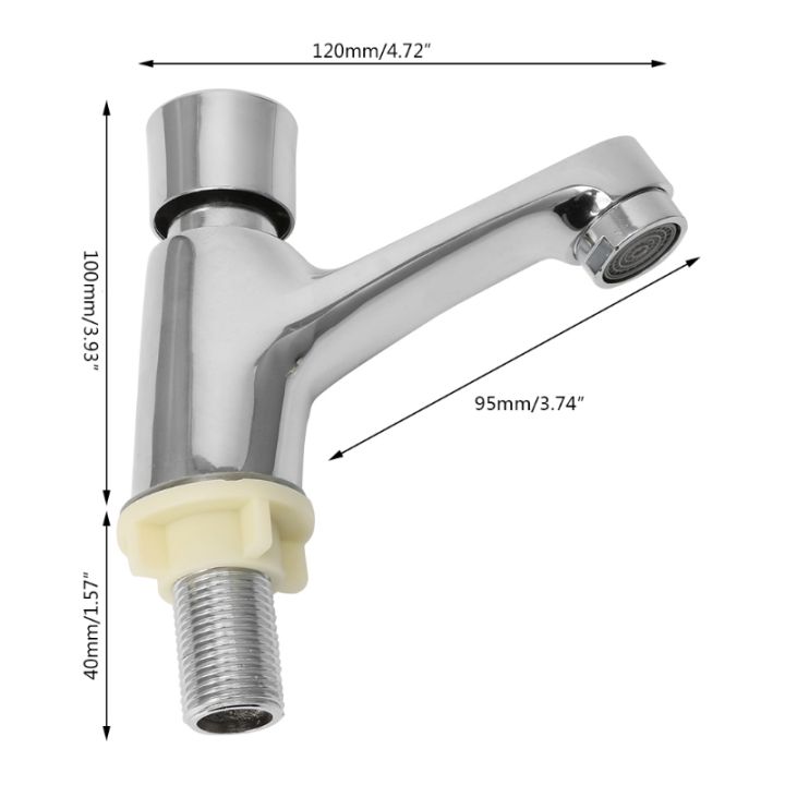 2021ใหม่-auto-self-ปิด-water-saving-tap-ห้องอาบน้ำอ่างล้างหน้าก๊อกน้ำเย็น-delay-push-button