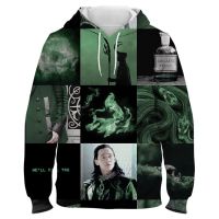 Sudaderas con capucha para hombre y mujer, chándal de manga larga con estampado 3D de Marvel, Loki Cool, Harajuku, Primavera