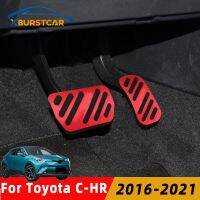 Xburstcar คันเร่งคันเหยียบเบรครถอลูมิเนียมอัลลอยด์สำหรับ Toyota C-HR CHR 2016 - 2021 AT Auto Pedals Cover Accessories