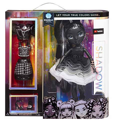 Multicolor Great Gift for Kids 6-12 Years Old and Collectors Rainbow High Shadow Series 1 Heather Grayson- Grayscale Fashion Doll 580782 2 Grey Designer Outfits to Mix & Match with Accessories 