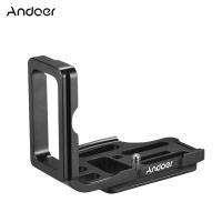 Andoer L Shape QR Quick Release Plate Camera Bracket Aluminum Alloy for Nikon D800/D800E/D810