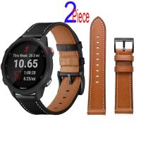 Leather Band For Garmin Vivoactive 3/4/3T Venu 2/SQ Forerunner 745/158/55/245/645 Watch Strap