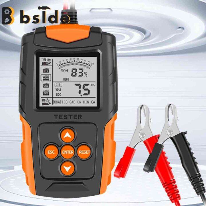 [Bside Tool Store] 12/24V Battery Performance Tester LCD Display CCA