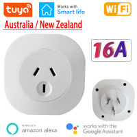 WiFi Smart Plug 16A ออสเตรเลียนิวซีแลนด์ปลั๊ก Power Socket Outlet Tuya APP สำหรับ Alexa Home Voice Control Power Timing