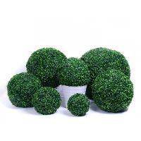 【LZ】✉  40cm Artificial Milan Grass Ball Simulação Plantas Verdes Bola Fake Flor para Casamento Casa Jardim Ao Ar Livre Fake Plantas DIY