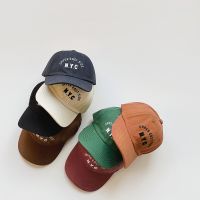 ☑♤❂ Kid Boy Summer Personality Simple Letter Embroidery Baseball Cap Baby Girl Fahsion All-match Cotton Sun Protection Peaked Caps